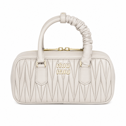 Miu Miu Arcadie Matelassé Nappa Leather Bag