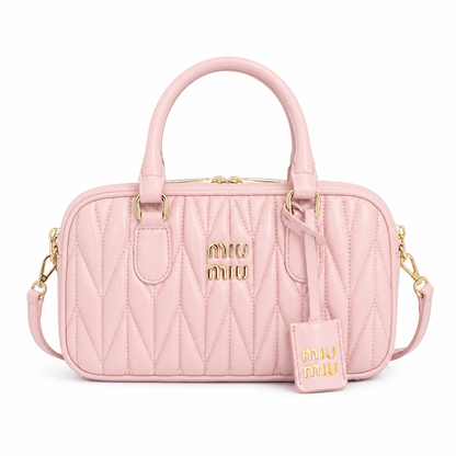 Miu Miu Arcadie Matelassé Nappa Leather Bag