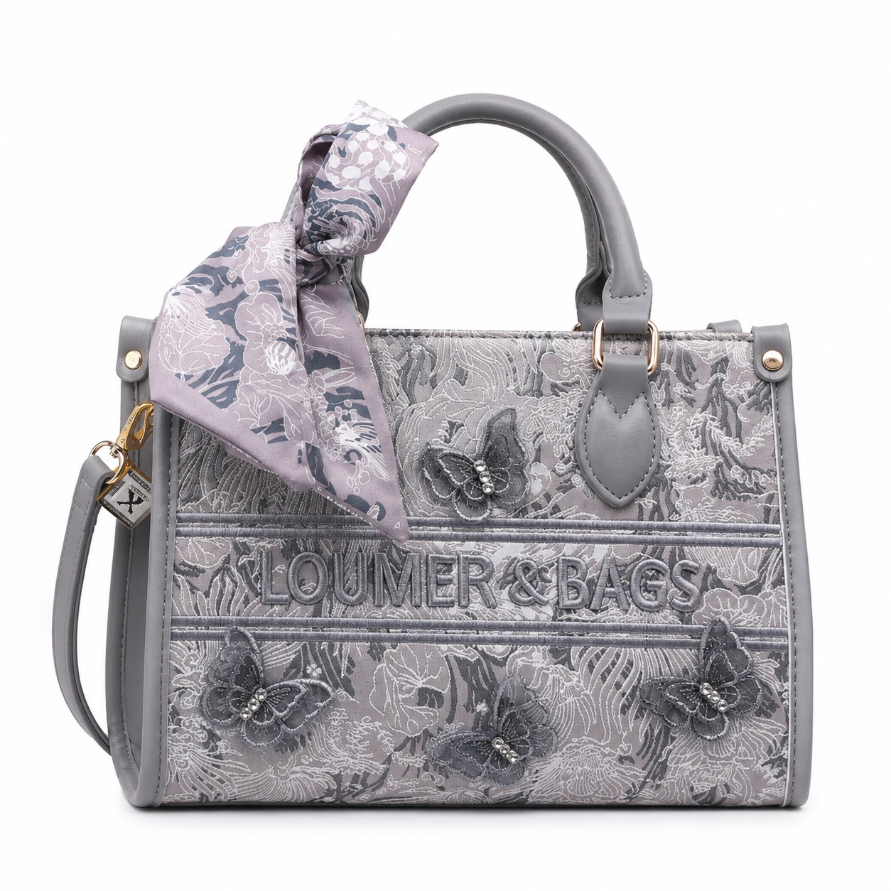 Loumer & Bags embroidered top-handle tote