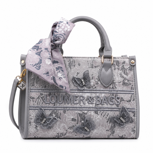 Loumer & Bags embroidered top-handle tote