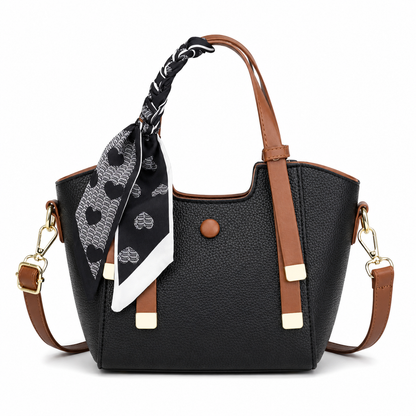 Synthetic leather casual women's handbag