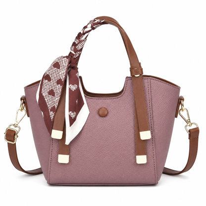 Synthetic leather casual women's handbag
