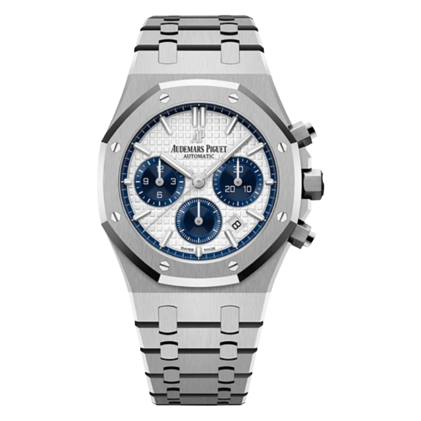 Silver Audemars Piguet Royal 2021 | Bleu and White