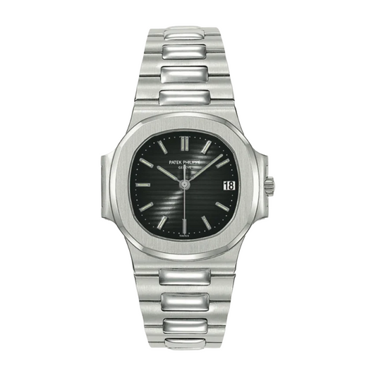 Silver Patek Philippe Nautilus | Black