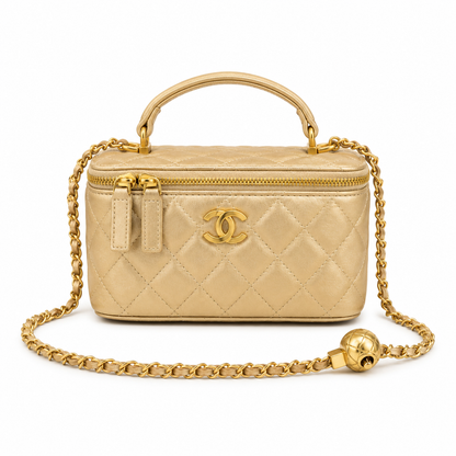 Chanel small top-handle vanity case