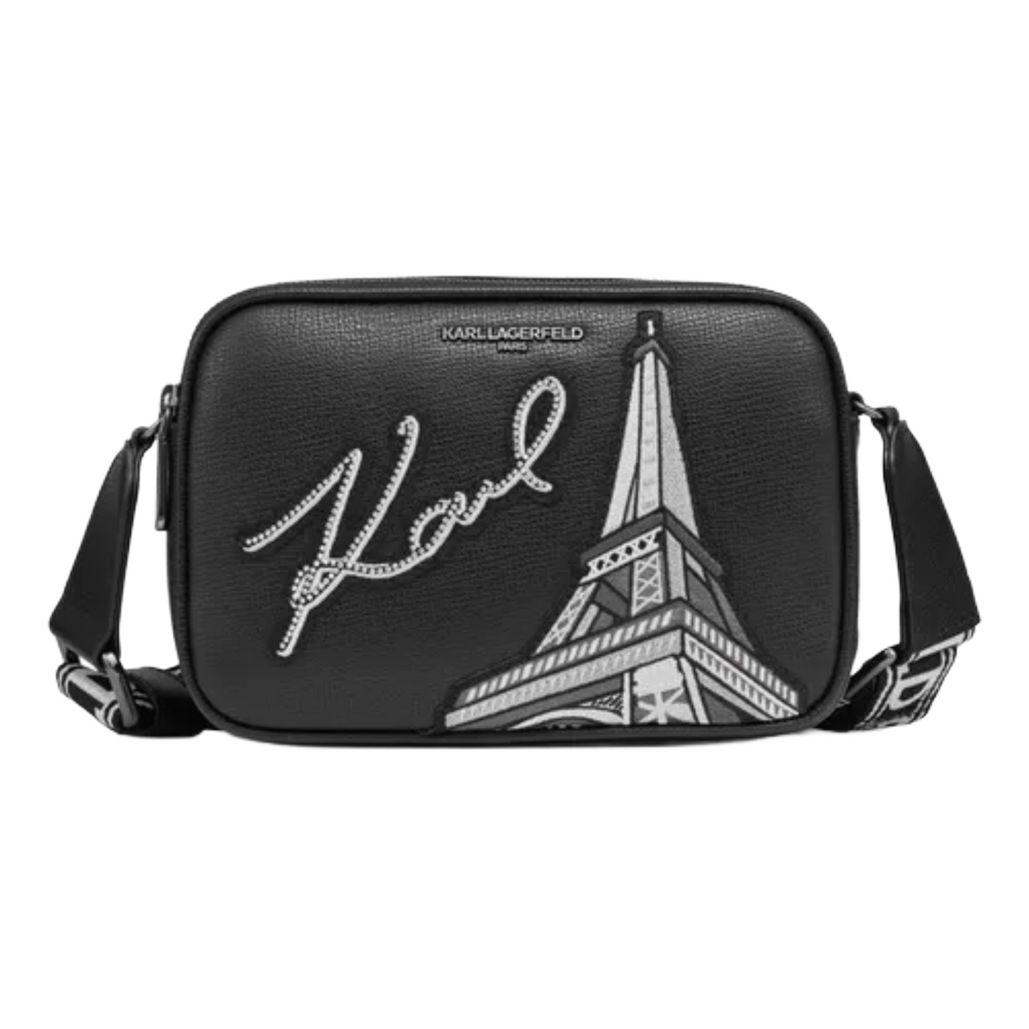 polyvinyl chloride Karl Lagerfeld Paris Maybelle crossbody bag