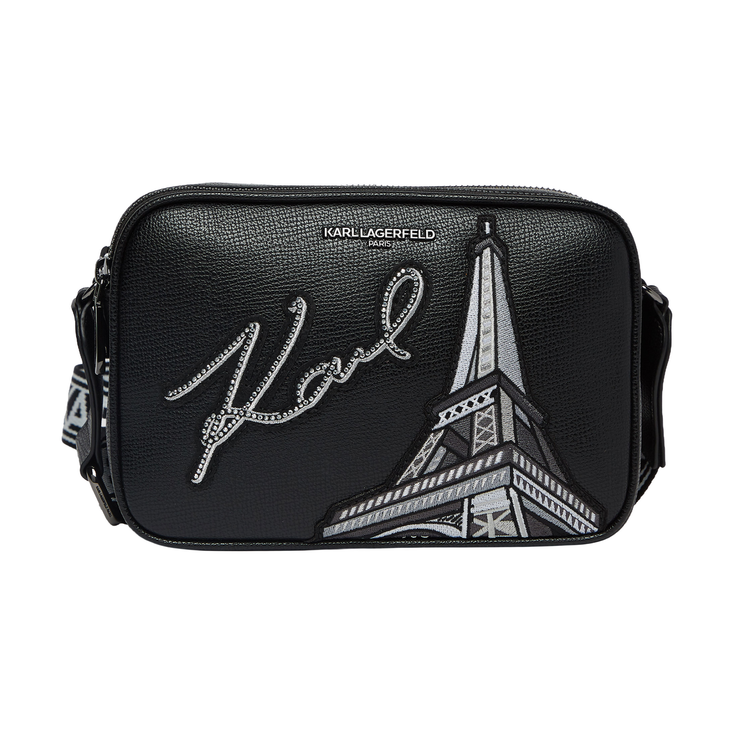 polyvinyl chloride Karl Lagerfeld Paris Maybelle crossbody bag