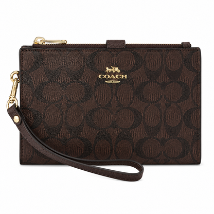 Coach Large Corner Zip Wristlet
