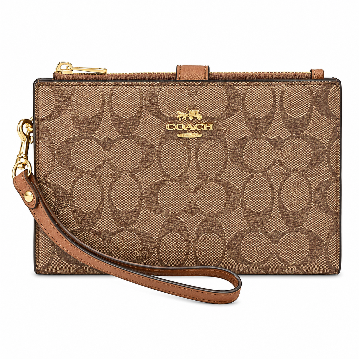 Coach Large Corner Zip Wristlet