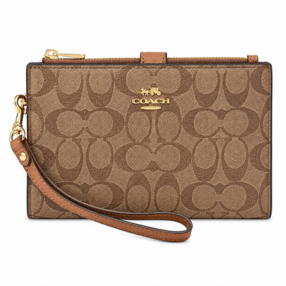 Coach Large Corner Zip Wristlet