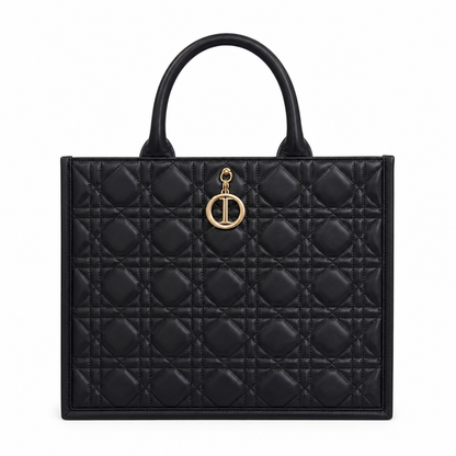 Dior Book Tote in Macrocannage calfskin