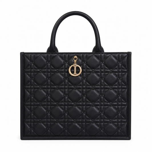 Dior Book Tote in Macrocannage calfskin