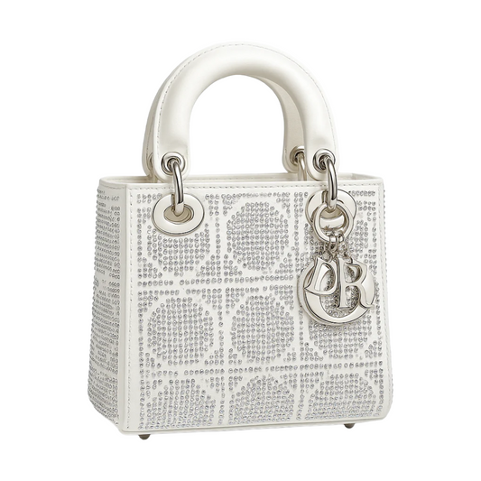 Lady Dior Micro Bag | White
