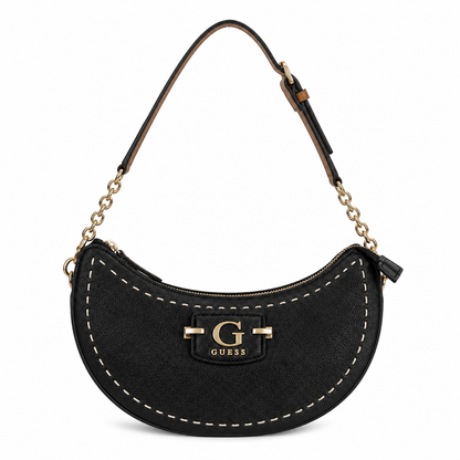 Guess Nastra Top Zip semi-circle shoulder bag