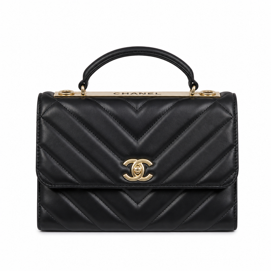 Chanel Chevron Quilted Small Trendy CC Bag