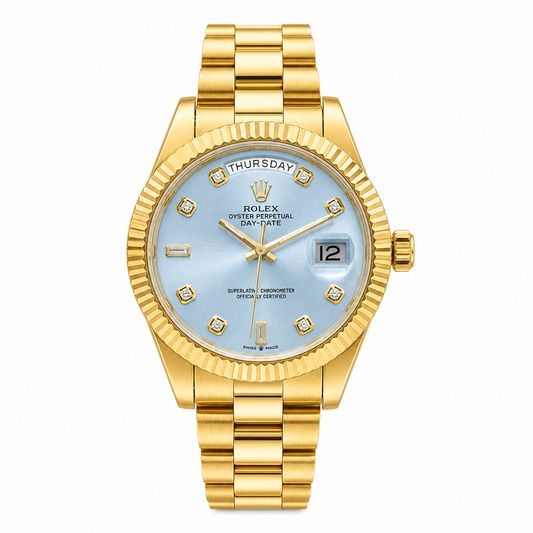 Rolex Day-Date 40 | Cyan