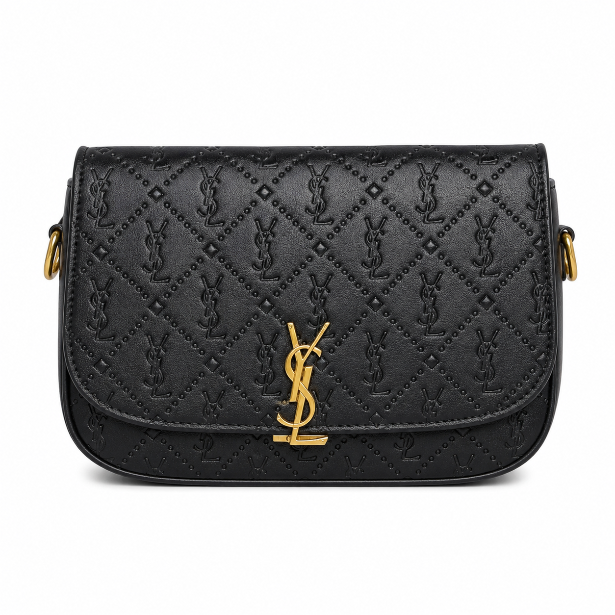 Saint Laurent Gaby black quilted leather satchel