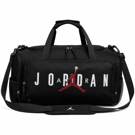 black Nike Air Jordan Velocity duffel bag
