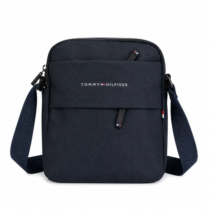 Tommy Hilfiger Black Logo Mini Reporter Bag