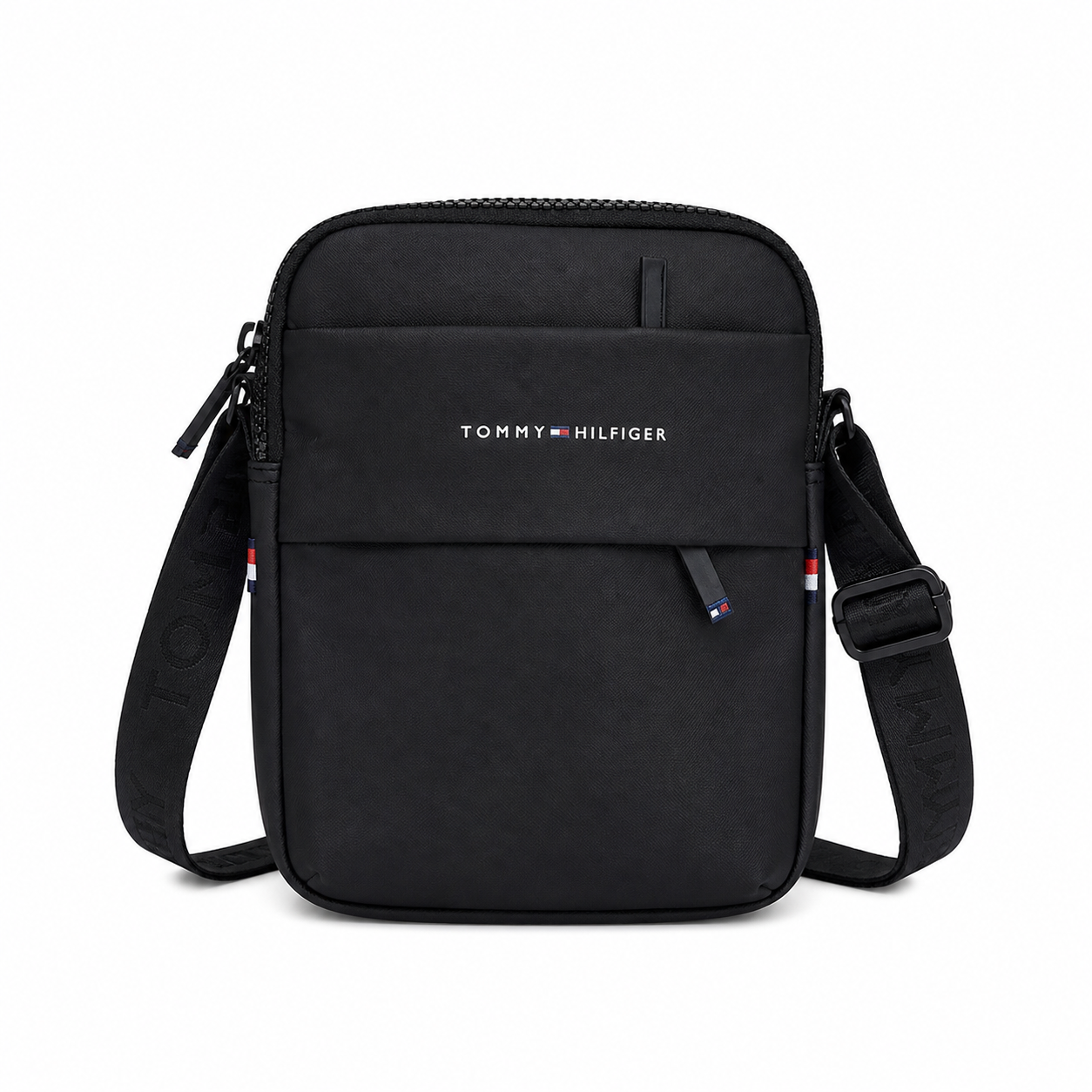 Tommy Hilfiger Black Logo Mini Reporter Bag
