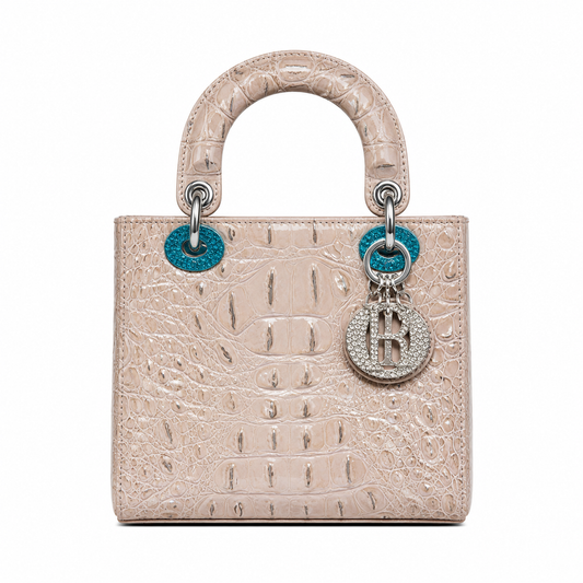 Christian Dior Niloticus Crocodile Himalaya Mini Lady Dior bag