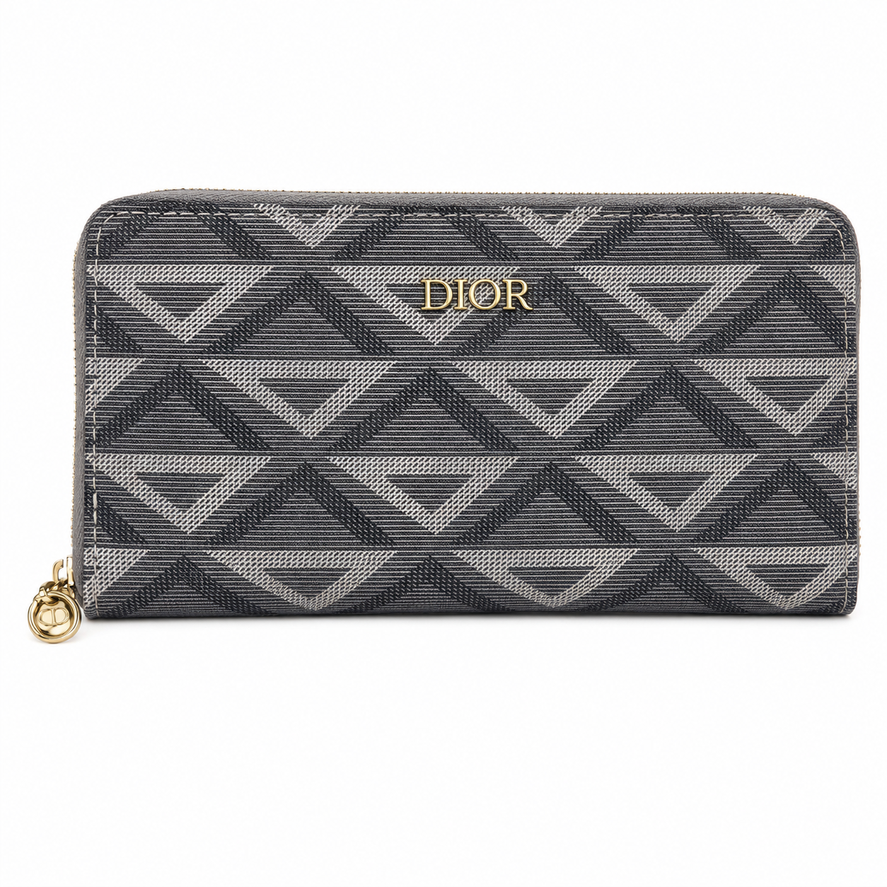 Dior CD Diamond Long Zip Wallet