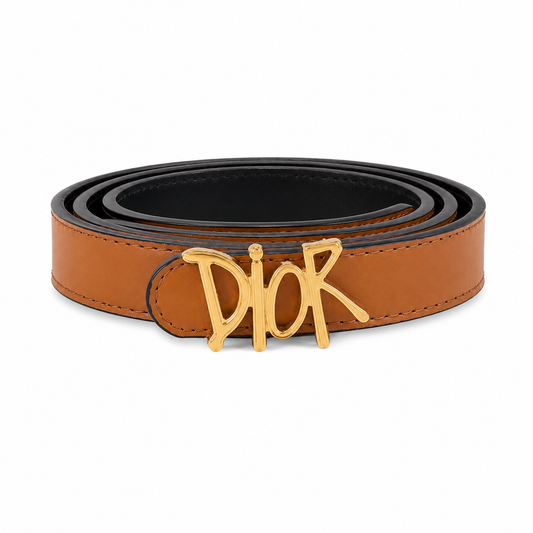 Christian Dior smooth calfskin belt