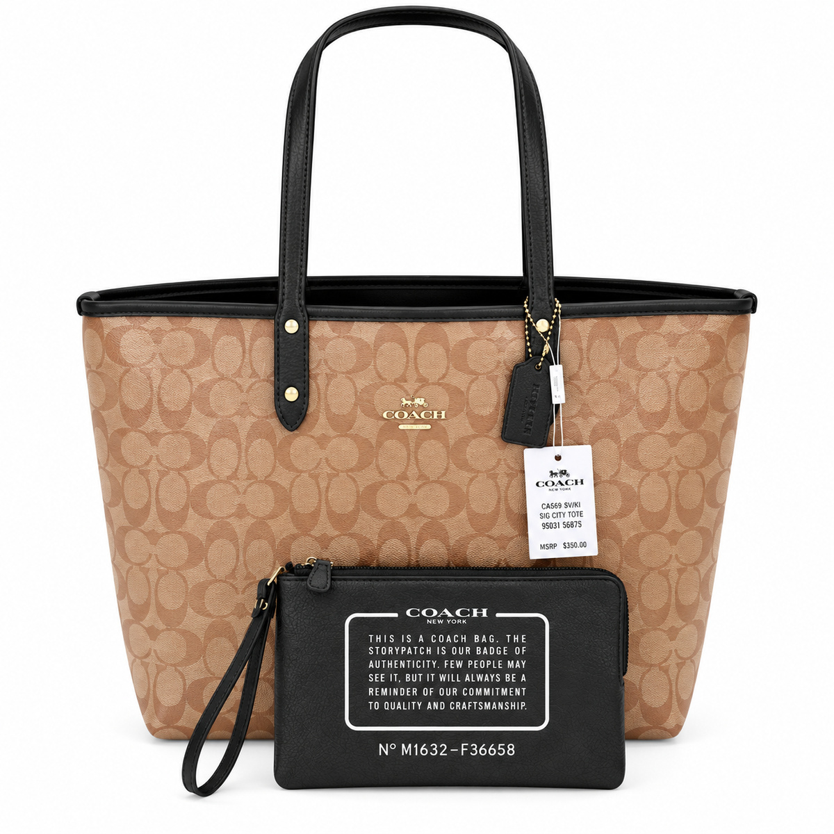 Coach Reversible City Tote