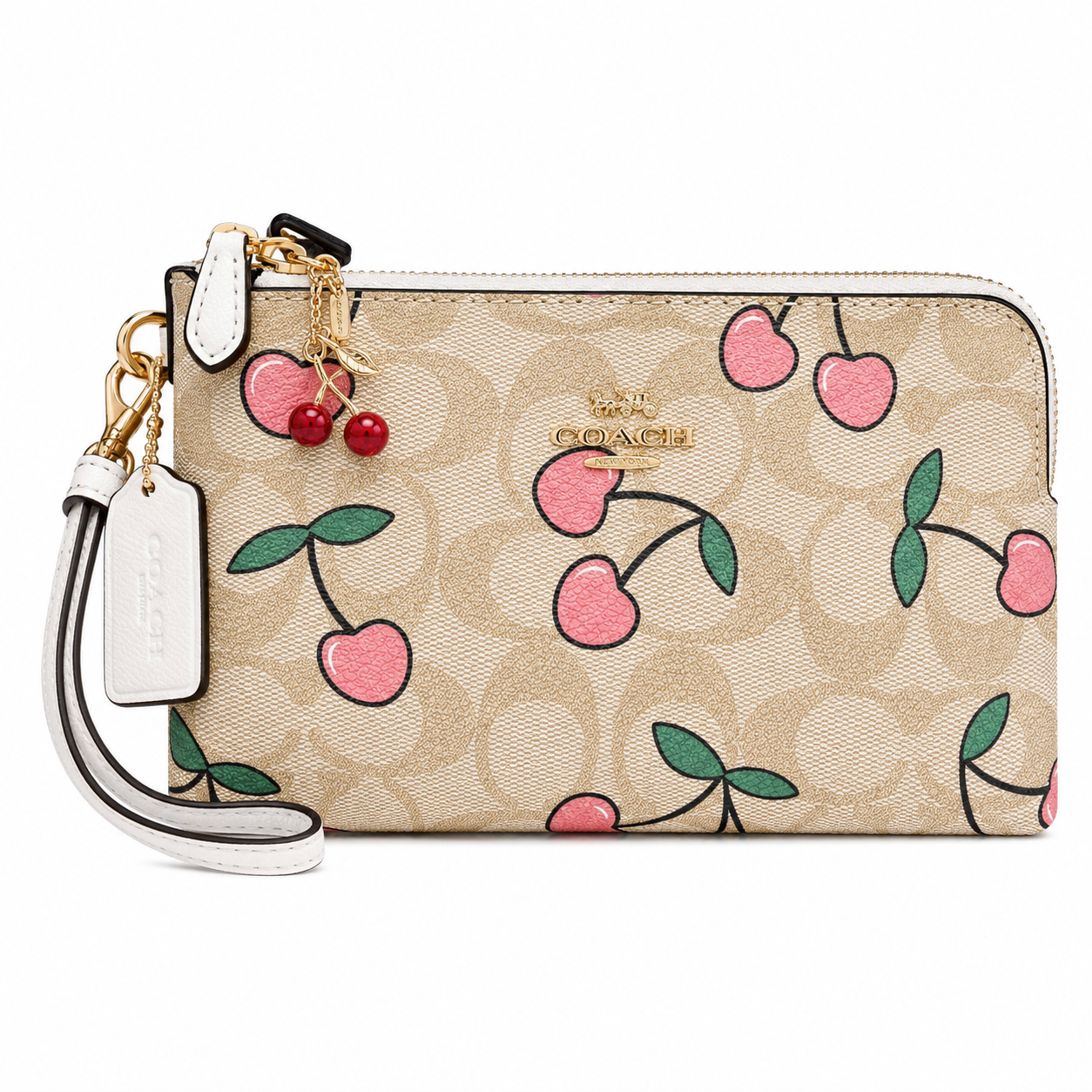 Coach Large Corner Zip Wristlet