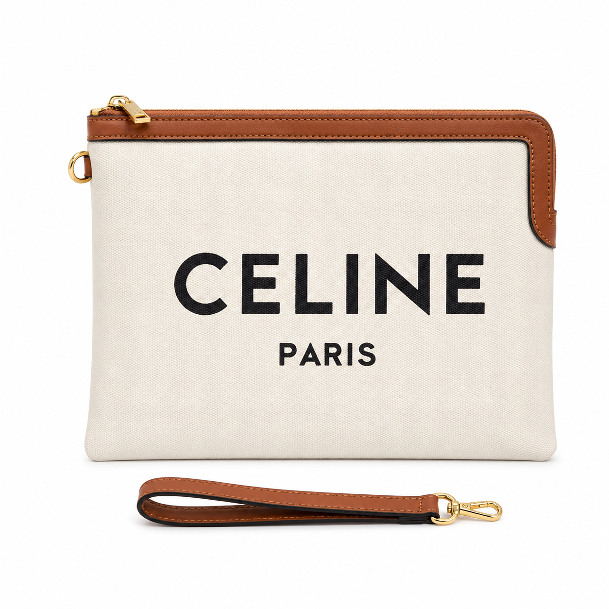 Celine Paris wristlet pouch