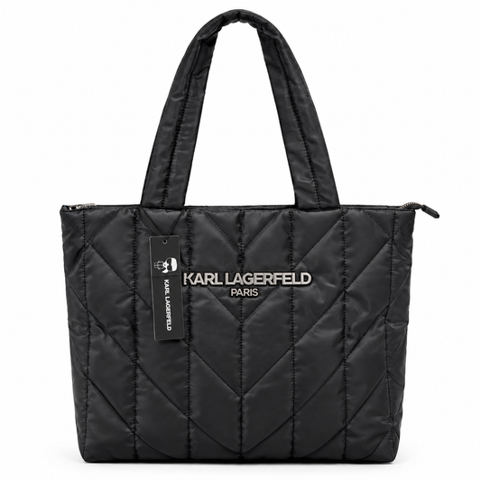 Karl Lagerfeld Paris Voyage Quilted Nylon Tote