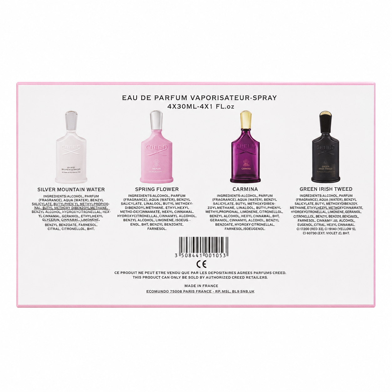 Creed Women Set ( 30 ml x 4 )