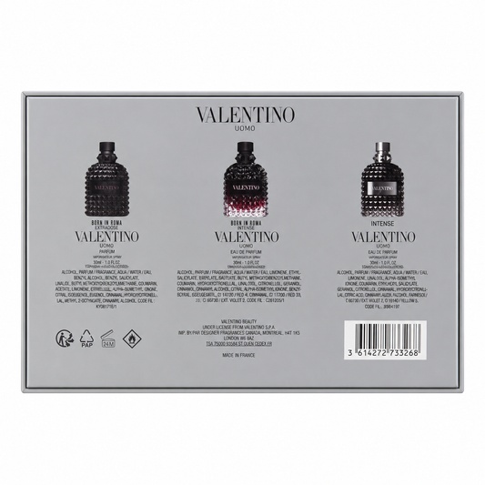Valentino Uomo men Set ( 30 ml x 3 )