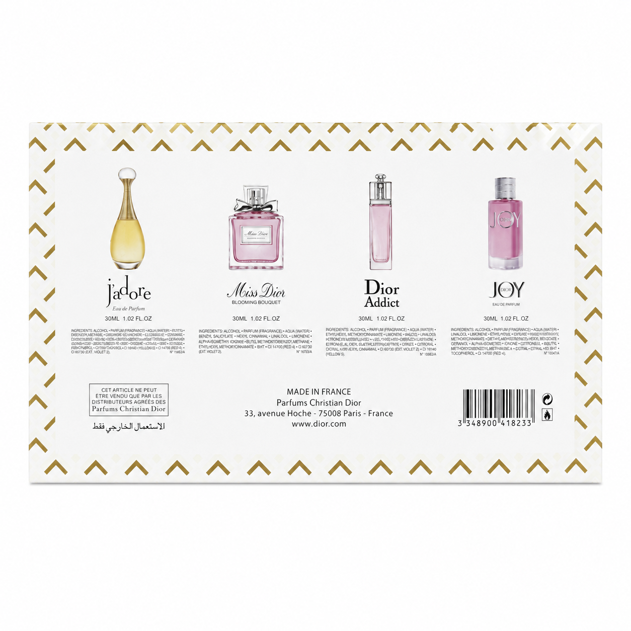 Dior Women Set ( 30 ml x 4 )