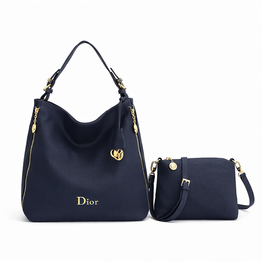 Dior hobo shoulder bag set Navy Bleu
