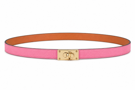 Hermès Kelly 18 belt Pink