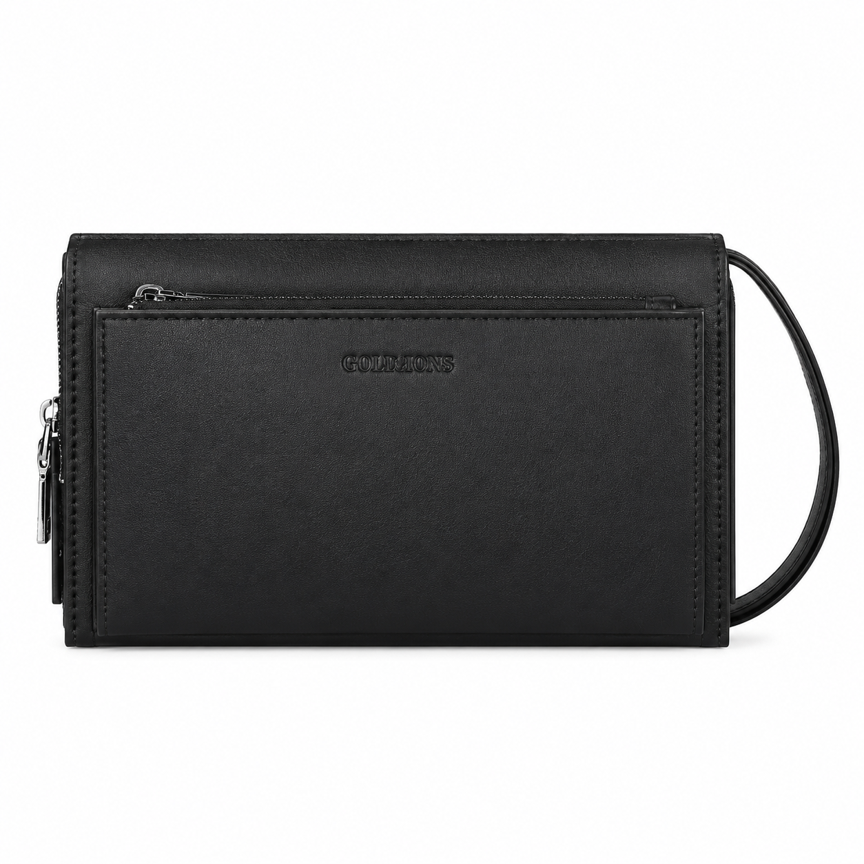 black Gorchins men's clutch bag