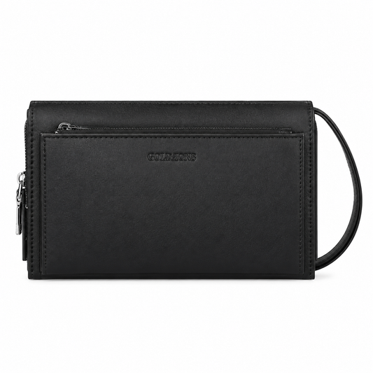 black Gorchins men's clutch bag