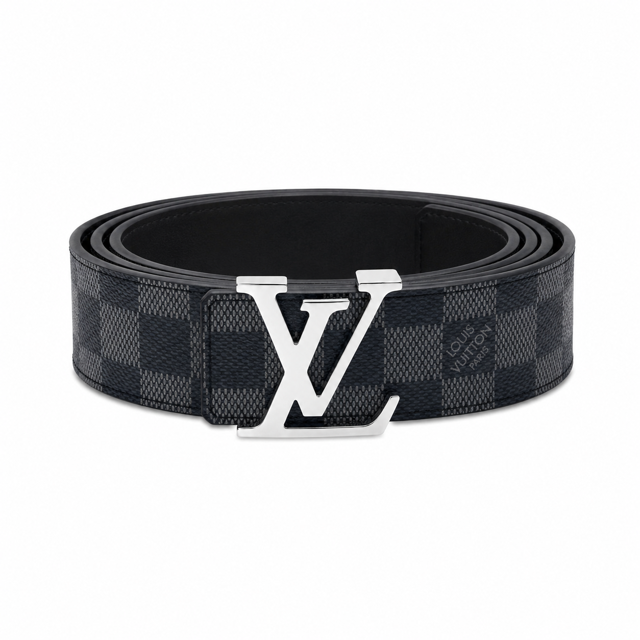 Louis Vuitton Damier Graphite Initiales Belt