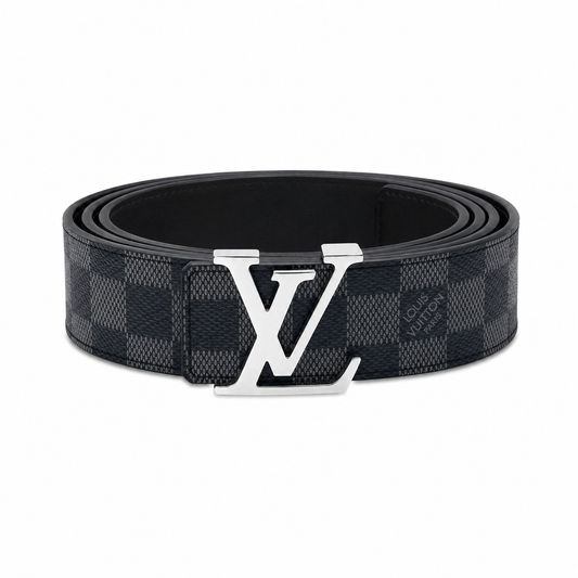 Louis Vuitton Damier Graphite Initiales Belt