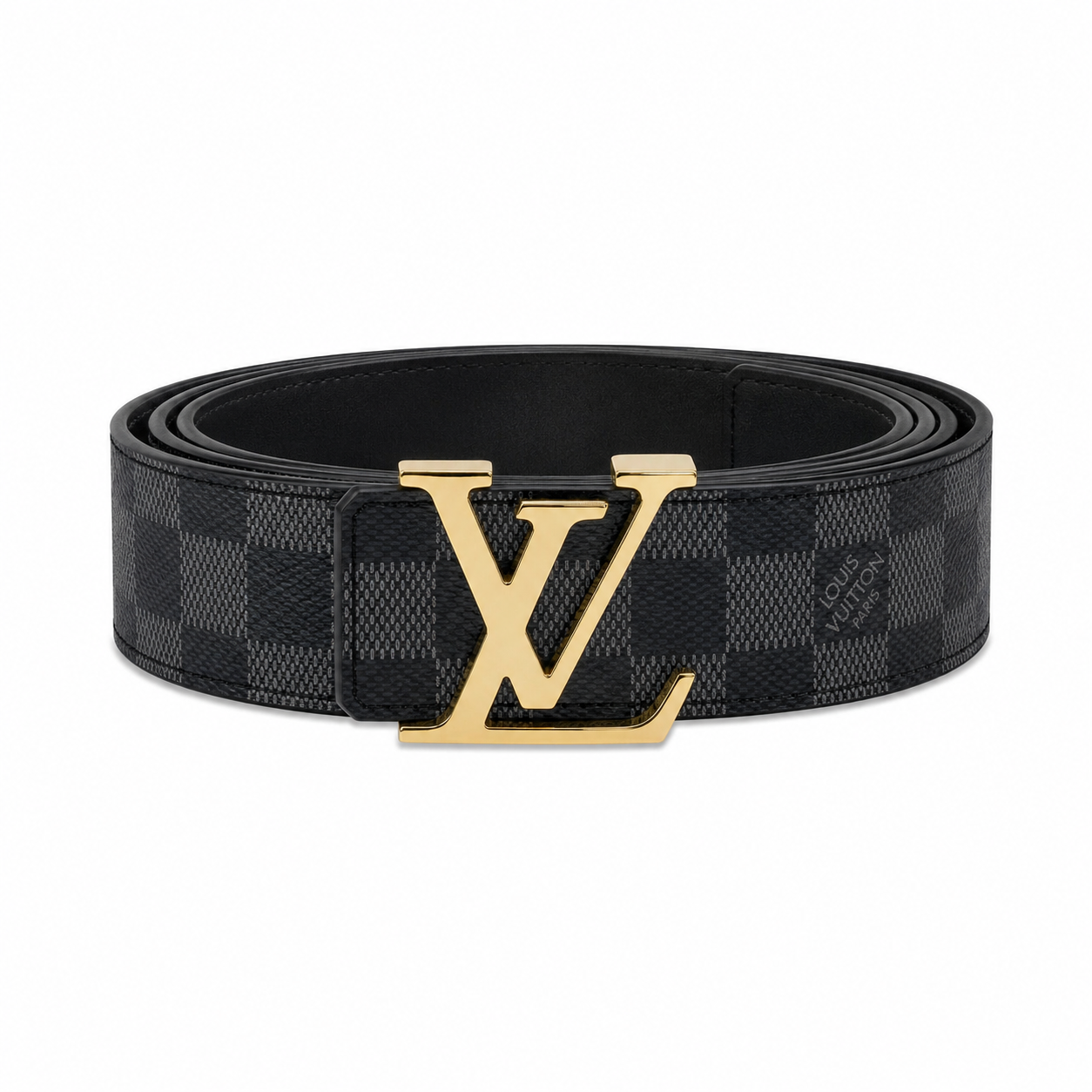 Louis Vuitton Damier Graphite Initiales Belt