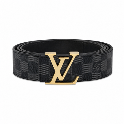 Louis Vuitton Damier Graphite Initiales Belt