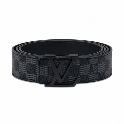 Louis Vuitton Damier Graphite Initiales Belt