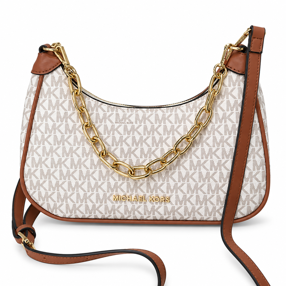 Michael Kors Cora Medium Signature Logo Shoulder Bag