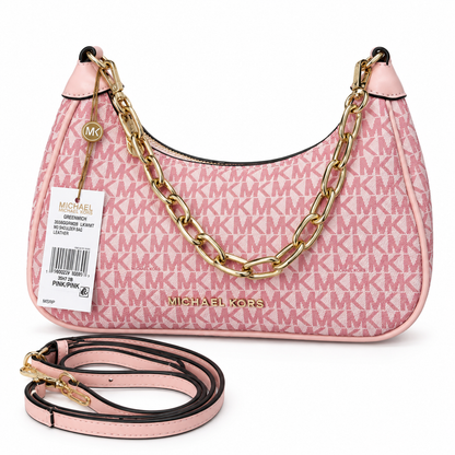 Michael Kors Cora Medium Signature Logo Shoulder Bag