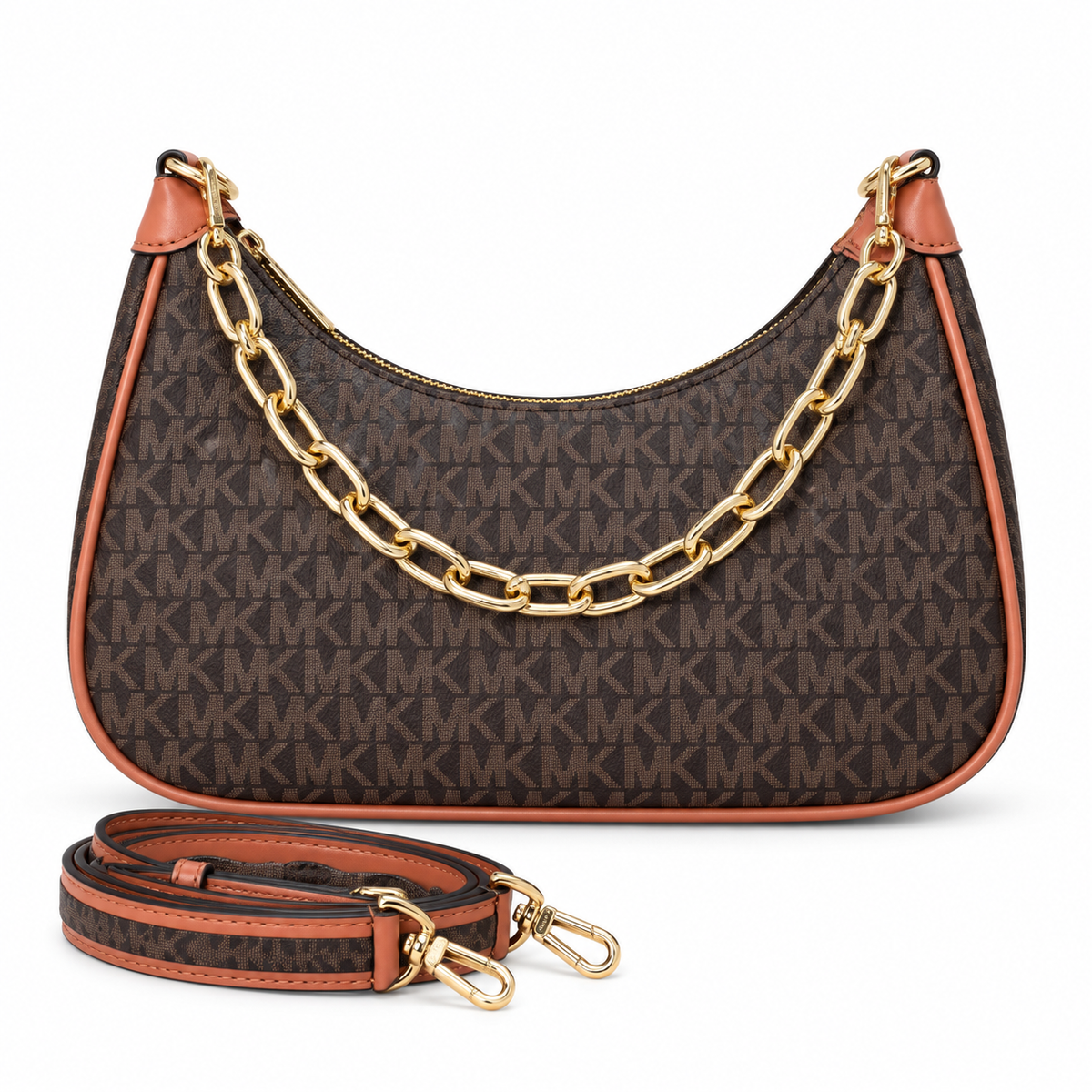 Michael Kors Cora Medium Signature Logo Shoulder Bag