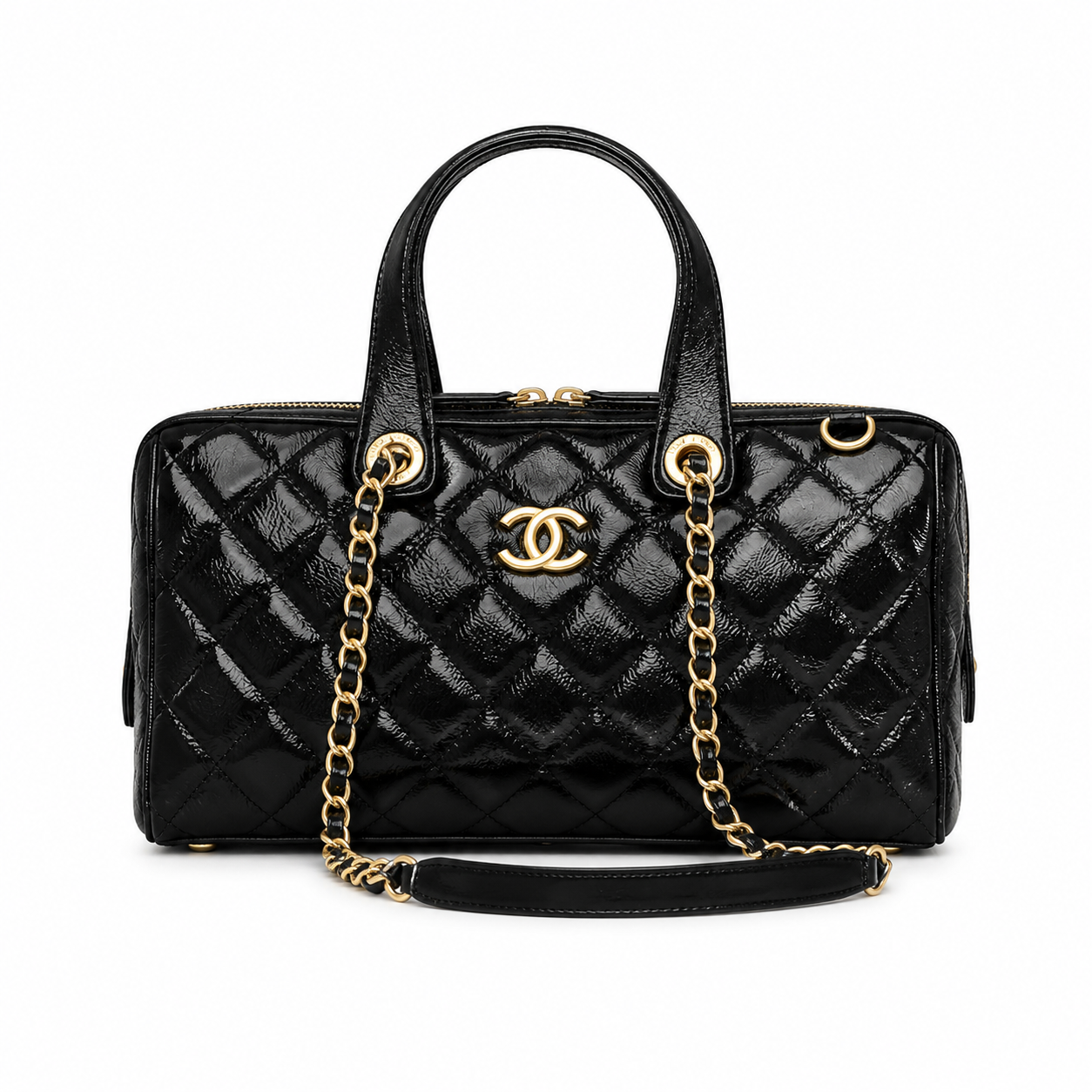 Chanel 25A runway bowling bag