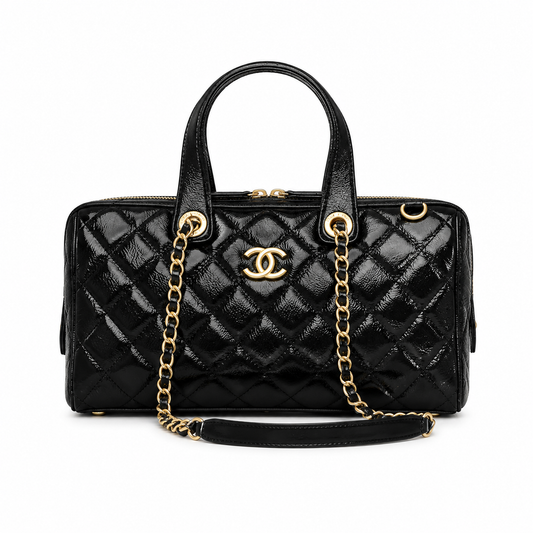 Chanel 25A runway bowling bag