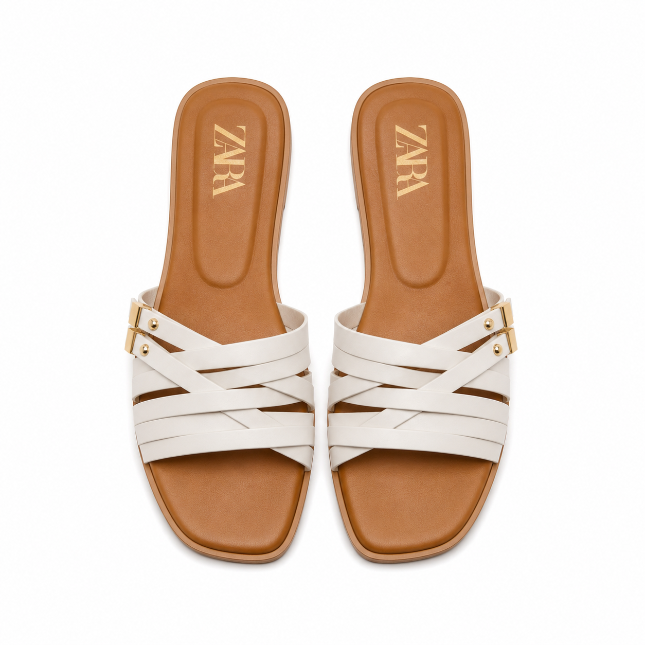 Zara flat sandals