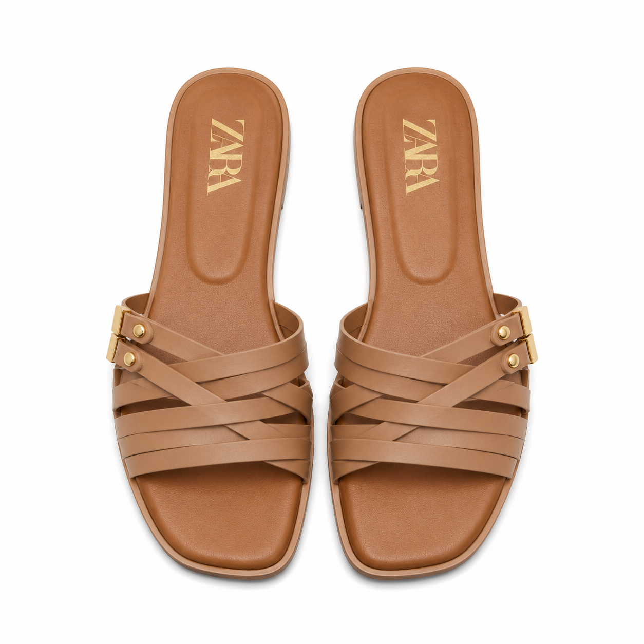 Zara flat sandals